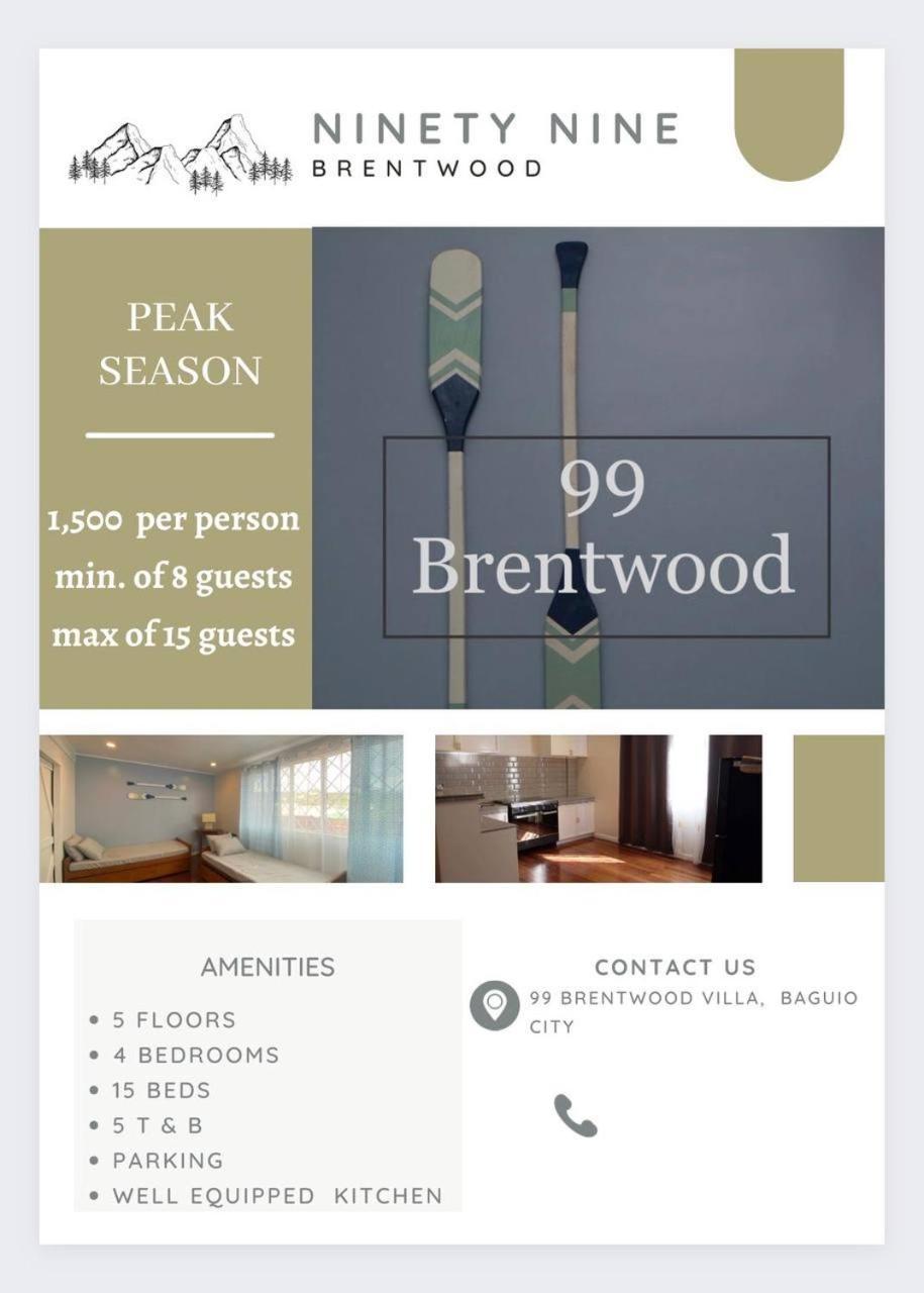 99 Brentwood Villa Baguio City Esterno foto